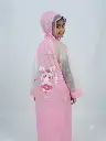 Yushin 816 Children Raincoat Pink back.webp