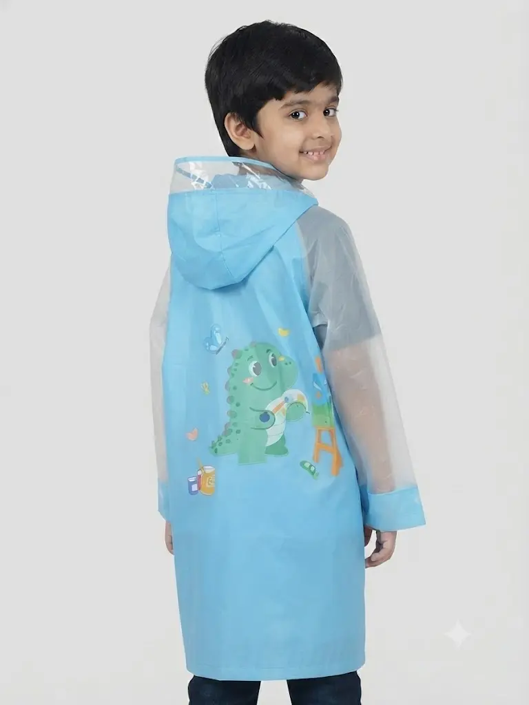 Yushin 816 Children Raincoat back.webp