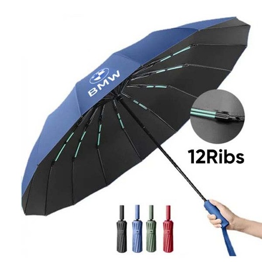 BMW Auto Open And Auto Close Umbrella 12 Ribs