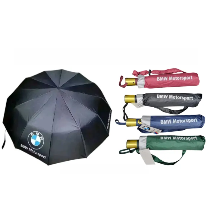 [BMW 10] BMW Auto Open And Auto Close Umbrella 10 Ribs