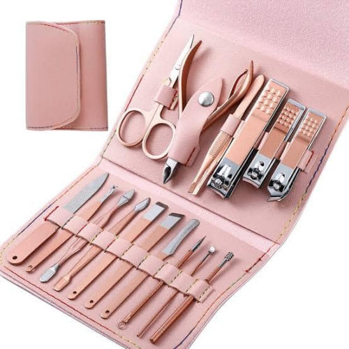 16-in-1 Manicure and Pedicure Professional Nail Clipper Kit 